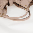 LOUIS VUITTON Monogram Punching Mahina XL Tote Bag Beige M93978 LV Auth yk18150A-8