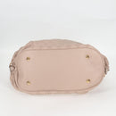 LOUIS VUITTON Monogram Punching Mahina XL Tote Bag Beige M93978 LV Auth yk18150A-6