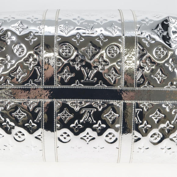 LOUIS VUITTON Monogram Miroir Keepall 55 Bag Silver Argent M95275 Auth yk18156SM