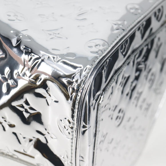 LOUIS VUITTON Monogram Miroir Keepall 55 Bag Silver Argent M95275 Auth yk18156SM