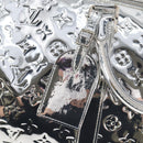 LOUIS VUITTON Monogram Miroir Keepall 55 Bag Silver Argent M95275 Auth yk18156SM-23