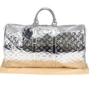LOUIS VUITTON Monogram Miroir Keepall 55 Bag Silver Argent M95275 Auth yk18156SM-12