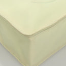 CHANEL COCO Mark Hand Bag Nylon Yellow Gold CC Auth yk18157-8