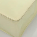 CHANEL COCO Mark Hand Bag Nylon Yellow Gold CC Auth yk18157-17