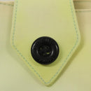 CHANEL COCO Mark Hand Bag Nylon Yellow Gold CC Auth yk18157-18