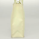 CHANEL COCO Mark Hand Bag Nylon Yellow Gold CC Auth yk18157-4