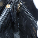 Salvatore Ferragamo Gancini Shoulder Bag Leather Black Gold Auth yk18162-18