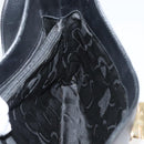 Salvatore Ferragamo Gancini Shoulder Bag Leather Black Gold Auth yk18162-20