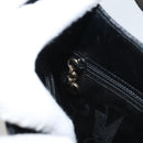 Salvatore Ferragamo Gancini Shoulder Bag Leather Black Gold Auth yk18162-24