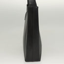 Salvatore Ferragamo Gancini Shoulder Bag Leather Black Gold Auth yk18162-4