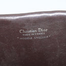 Christian Dior Trotter Canvas Shoulder Bag Brown Gold Auth yk18182-11