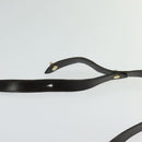 Christian Dior Trotter Canvas Shoulder Bag Brown Gold Auth yk18182-8