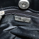 BURBERRY Nova Check Hand Bag PVC Beige Silver Auth yk18185-10