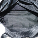 BURBERRY Nova Check Hand Bag PVC Beige Silver Auth yk18185-11