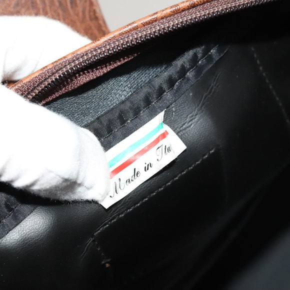 Burberrys Nova Check Boston Bag Canvas Beige Gold Auth yk18195