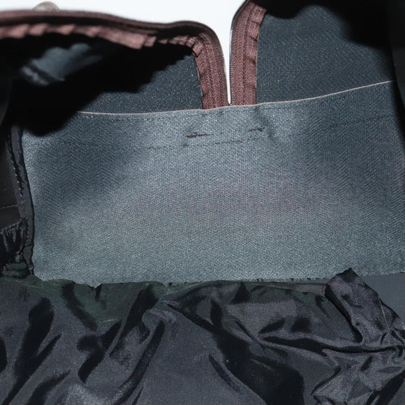 Burberrys Nova Check Boston Bag Canvas Beige Gold Auth yk18195