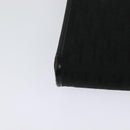 Christian Dior Trotter Canvas Chain Shoulder Bag Black Gold Auth yk18198-15