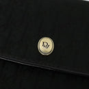 Christian Dior Trotter Canvas Chain Shoulder Bag Black Gold Auth yk18198-17