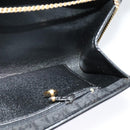 Christian Dior Trotter Canvas Chain Shoulder Bag Black Gold Auth yk18198-19