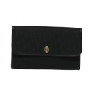 Christian Dior Trotter Canvas Chain Shoulder Bag Black Gold Auth yk18198-13