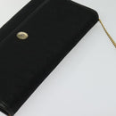 Christian Dior Trotter Canvas Chain Shoulder Bag Black Gold Auth yk18198-6