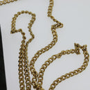 Christian Dior Trotter Canvas Chain Shoulder Bag Black Gold Auth yk18198-8