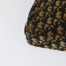 Christian Dior Trotter Canvas Shoulder Bag Navy Gold Auth yk18199-16