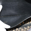 Christian Dior Trotter Canvas Shoulder Bag Navy Gold Auth yk18199-20