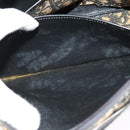 Christian Dior Trotter Canvas Shoulder Bag Navy Gold Auth yk18199-12
