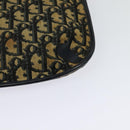 Christian Dior Trotter Canvas Shoulder Bag Navy Gold Auth yk18204-16