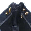 CHANEL Matelasse Chain Shoulder Bag Lamb Skin Black Gold CC Auth yk18208-19