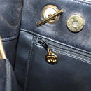 CHANEL Matelasse Chain Shoulder Bag Lamb Skin Black Gold CC Auth yk18208-20