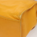 CHANEL COCO Mark Chain Shoulder Bag Lamb Skin Yellow Gold CC Auth yk18209V-11