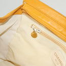 CHANEL COCO Mark Chain Shoulder Bag Lamb Skin Yellow Gold CC Auth yk18209V-19