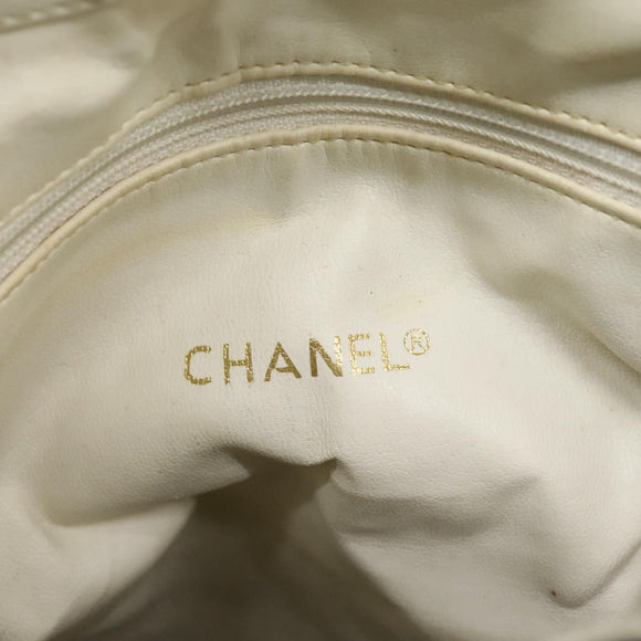 CHANEL Chain Shoulder Bag Canvas Navy Gold CC Auth yk18211