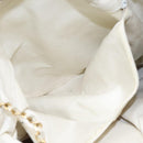 CHANEL Chain Shoulder Bag Canvas Navy Gold CC Auth yk18211-26