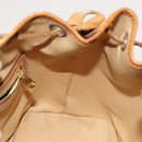 ETRO Paisley Shoulder Bag PVC Brown Gold Auth yk18229-17