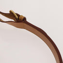 ETRO Paisley Shoulder Bag PVC Brown Gold Auth yk18229-8