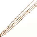 Christian Dior Heart Necklace metal Gold Auth yk18230-14