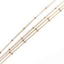 Christian Dior Heart Necklace metal Gold Auth yk18230-15