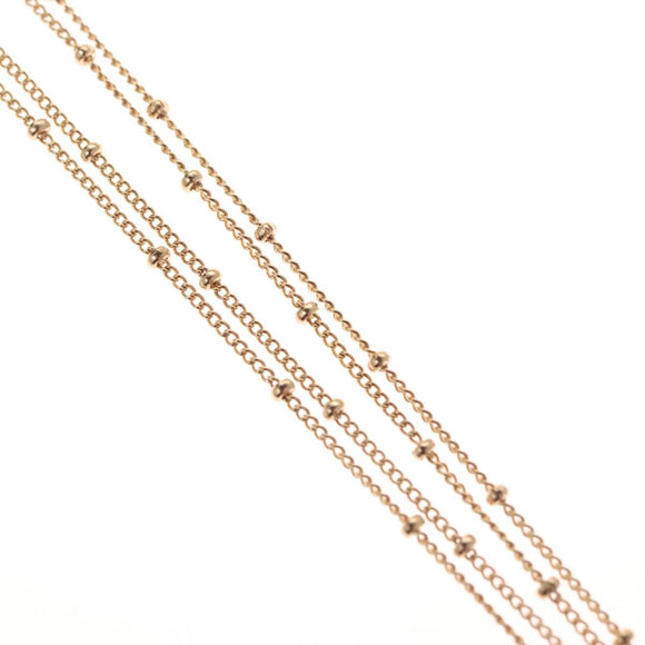 Christian Dior Heart Necklace metal Gold Auth yk18230