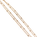 Christian Dior Heart Necklace metal Gold Auth yk18230-7