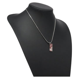 Christian Dior Necklace metal Red Auth yk18260