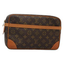 LOUIS VUITTON Monogram Compiegne 28 Clutch Bag M51845 LV Auth yk18269-1