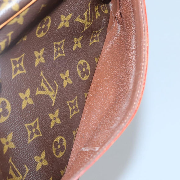 LOUIS VUITTON Monogram Compiegne 28 Clutch Bag M51845 LV Auth yk18269