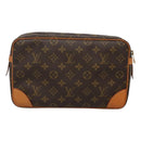 LOUIS VUITTON Monogram Compiegne 28 Clutch Bag M51845 LV Auth yk18269-2
