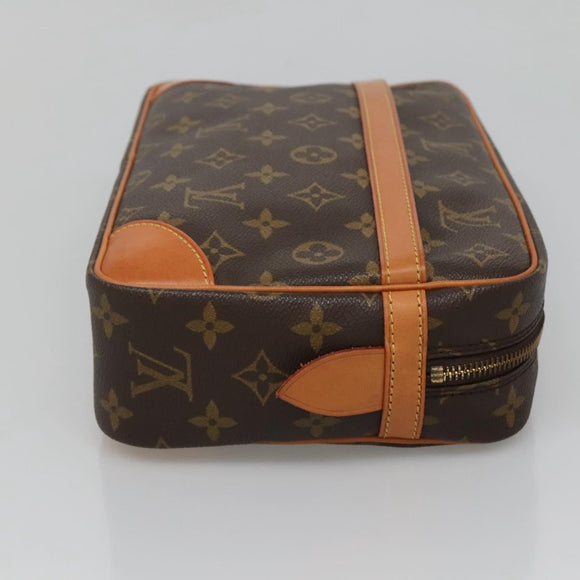 LOUIS VUITTON Monogram Compiegne 28 Clutch Bag M51845 LV Auth yk18269