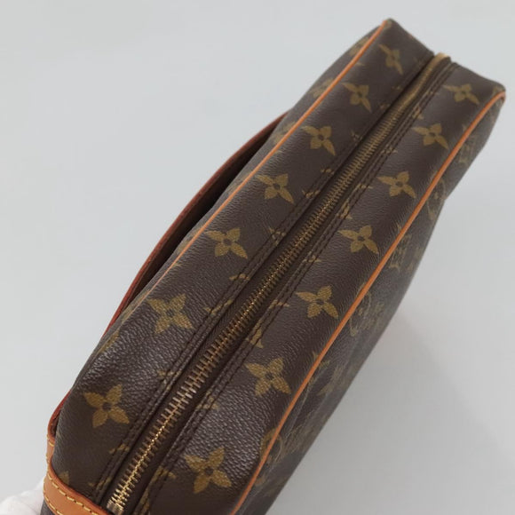 LOUIS VUITTON Monogram Compiegne 28 Clutch Bag M51845 LV Auth yk18269