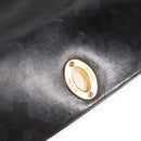 CHANEL Matelasse Chain Shoulder Bag Patent leather Black Gold CC Auth yk18276-10