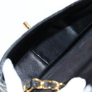 CHANEL Matelasse Chain Shoulder Bag Patent leather Black Gold CC Auth yk18276-11